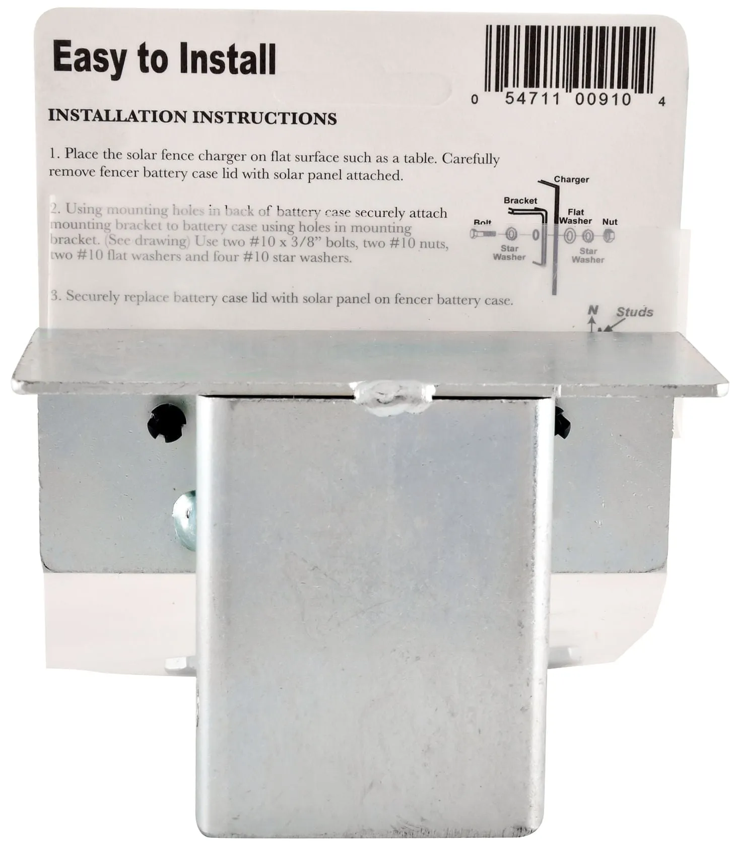 T-Post Solar Pak Mounting Bracket