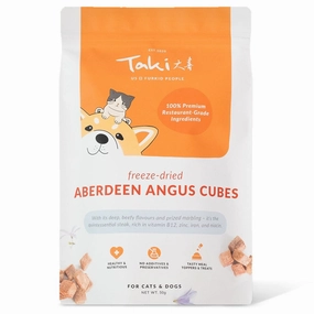 Taki Aberdeen Angus Beef Freeze-Dried Treats For Cats & Dogs 50g dog sweater dog tuxedo dog dress holiday dog outfit dog birthday shirt