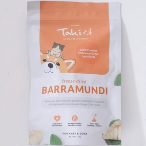 Taki Barramundi Fish Freeze-Dried Treats For Cats & Dogs 70g chicken fence goat pen animal fencing electric fencing portable livestock fence