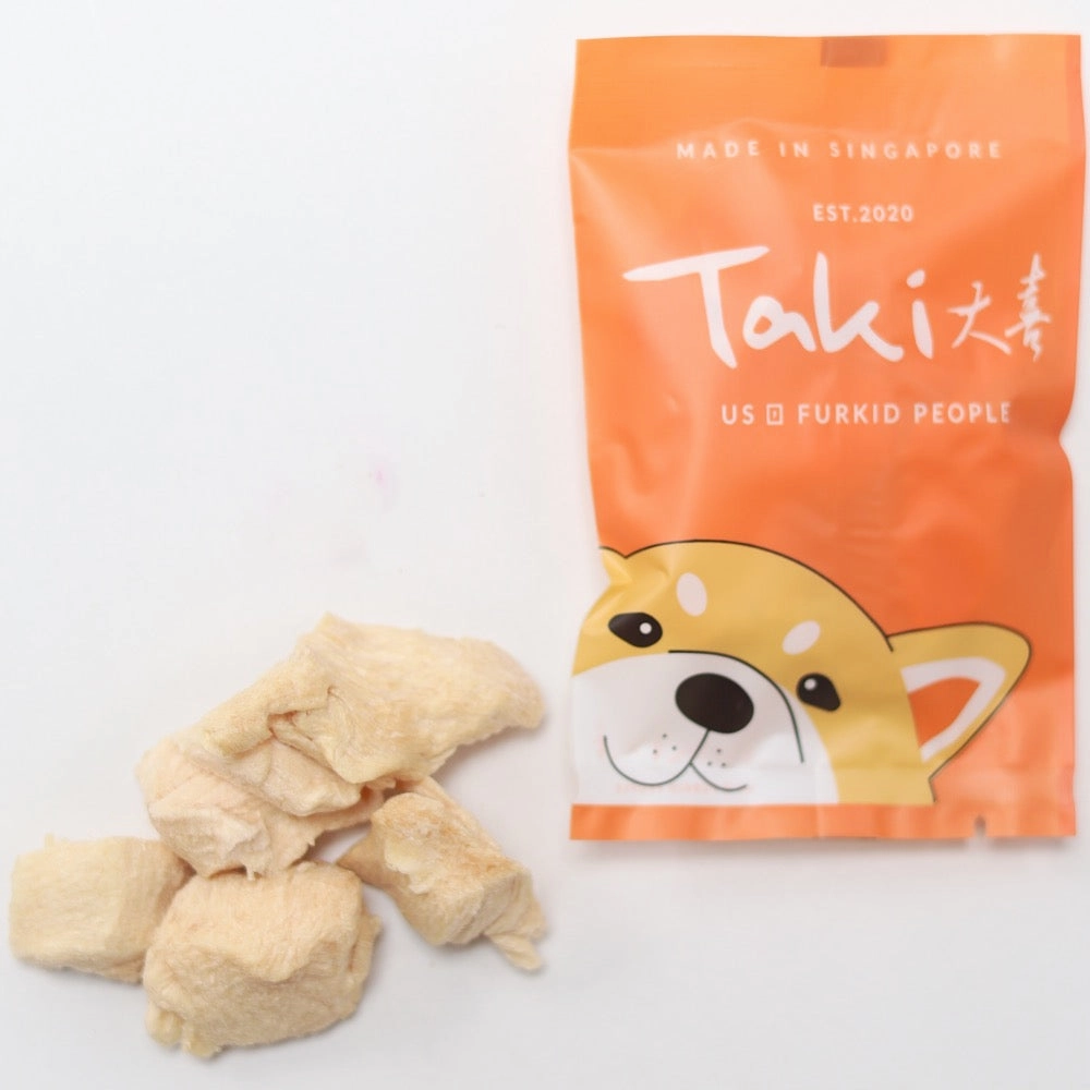 Taki Chicken Breast Freeze-Dried Treats For Cats & Dogs (10 Packets) 100g
