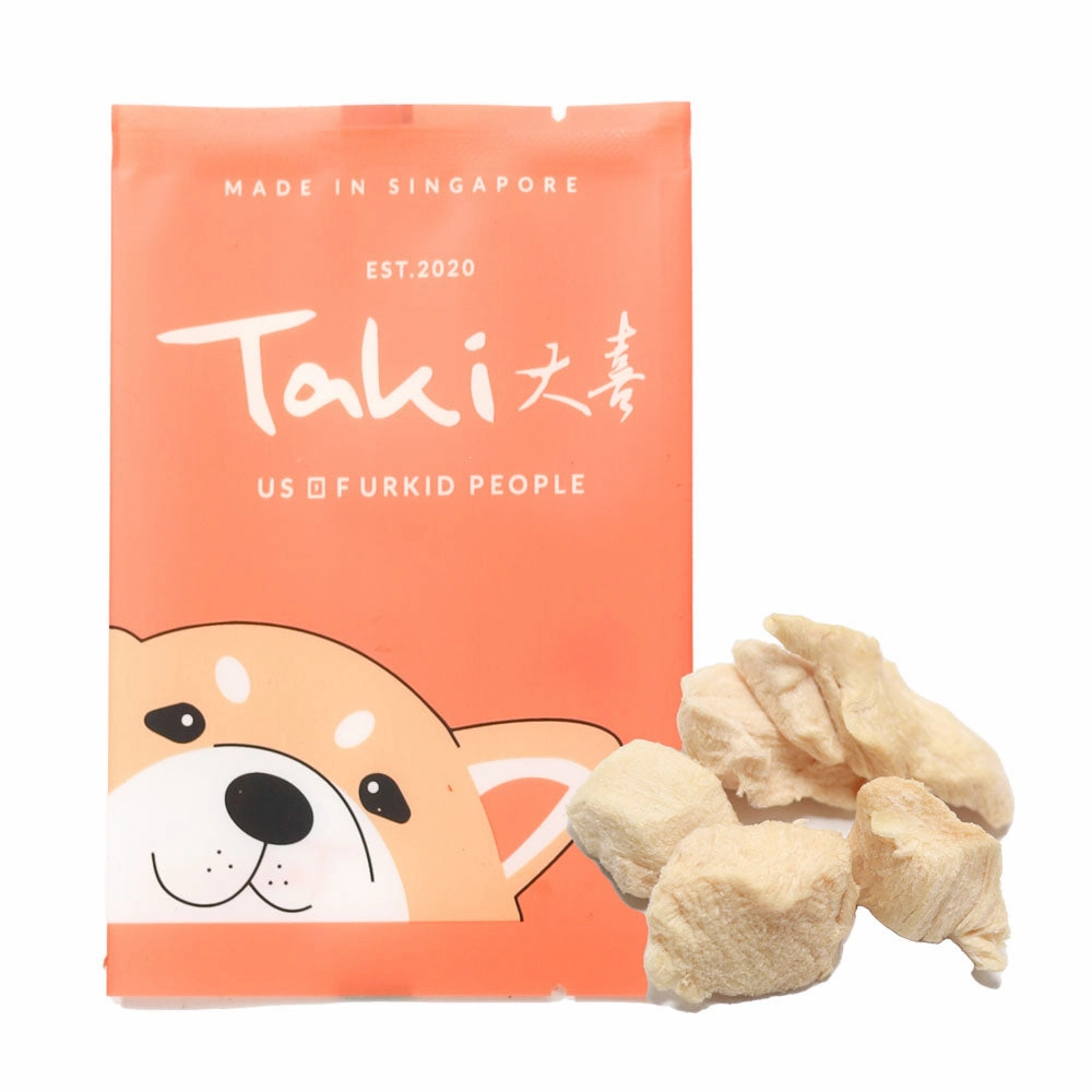 Taki Chicken Breast Freeze-Dried Treats For Cats & Dogs (1 Packet) 10g cat snacks catnip treats healthy cat food cat reward treats low calorie cat food