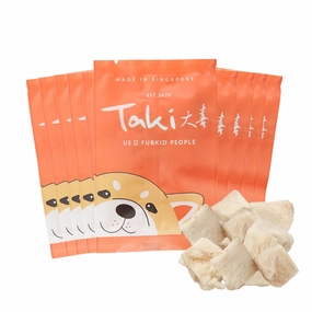 Taki Crocodile Cubes Freeze-Dried Treats For Cats & Dogs (10 Packets) 60g dog sweater dog tuxedo dog dress holiday dog outfit dog birthday shirt