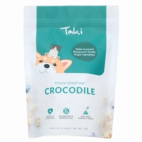 Taki Crocodile Cubes Freeze-Dried Treats For Cats & Dogs 50g chicken fence goat pen animal fencing electric fencing portable livestock fence