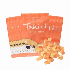 Taki Faroe Island Salmon Freeze-Dried Treats For Cats & Dogs (10 Packets) 90g dog chew toys dog dental chews durable chew toys puppy chew toy bone chew