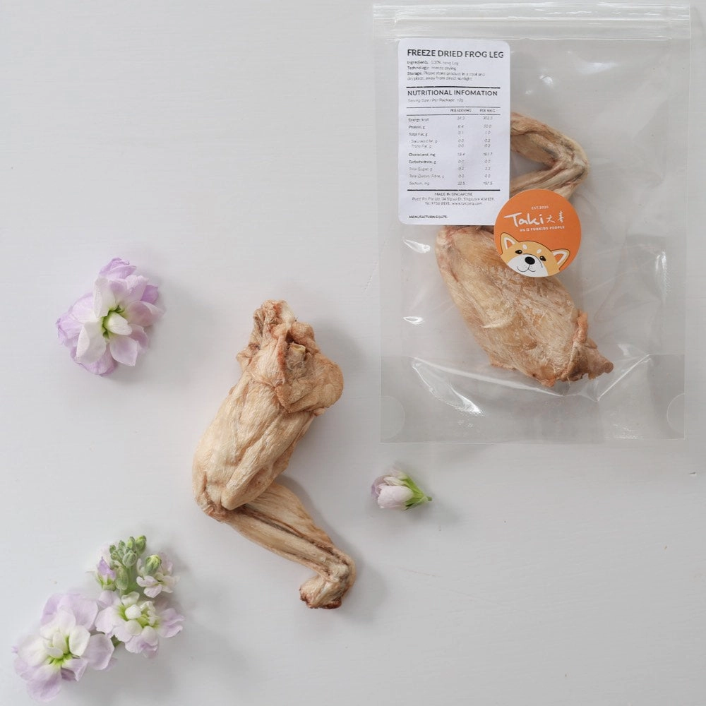 Taki Frog Leg Freeze-Dried Treat For Cats & Dogs (1 Packet) 12g chicken fence goat pen animal fencing electric fencing portable livestock fence