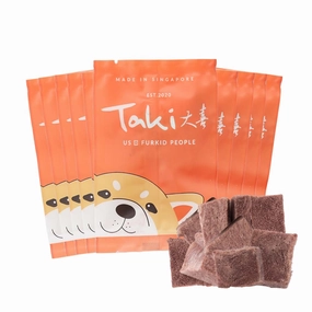 Taki Kangaroo Cubes Freeze-Dried Treats For Cats & Dogs (10 Packets) 100g chicken fence goat pen animal fencing electric fencing portable livestock fence