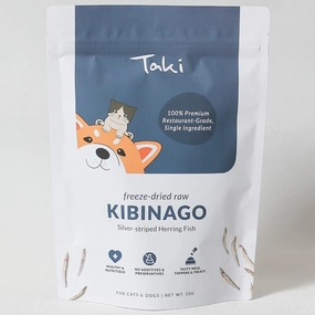 Taki Kibinago Freeze-Dried Treats For Cats & Dogs 50g dog chew toys dog dental chews durable chew toys puppy chew toy bone chew
