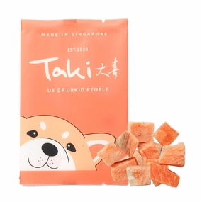 Taki King Salmon Freeze-Dried Treats For Cats & Dogs (1 Packet) 9g dog chew toys dog dental chews durable chew toys puppy chew toy bone chew