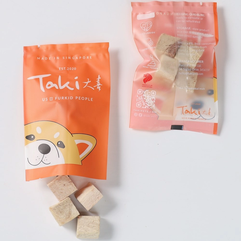 Taki Pork Cubes Freeze-Dried Treats For Cats & Dogs (1 Packet) 10g