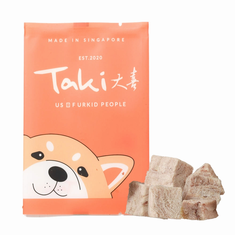 Taki Rabbit Cubes Freeze-Dried Treats For Cats & Dogs (1 Packet) 10g cat snacks catnip treats healthy cat food cat reward treats low calorie cat food