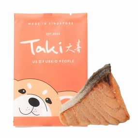 Taki Salmon Fillet Freeze-Dried Treat For Cats & Dogs (1 Packet) 7.5g cat snacks catnip treats healthy cat food cat reward treats low calorie cat food