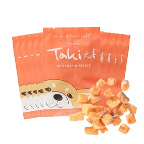 Taki Scottish Salmon Freeze-Dried Treats For Cats & Dogs (10 Packets) 90g premium cat food dental cat treats cat chicken treats tuna cat food cat fish treats