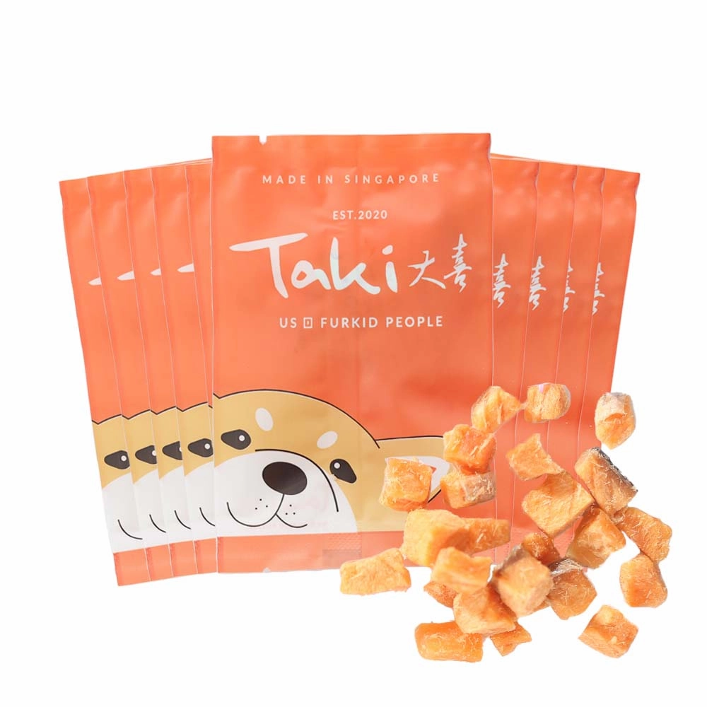 Taki Scottish Salmon Freeze-Dried Treats For Cats & Dogs (10 Packets) 90g premium cat food dental cat treats cat chicken treats tuna cat food cat fish treats
