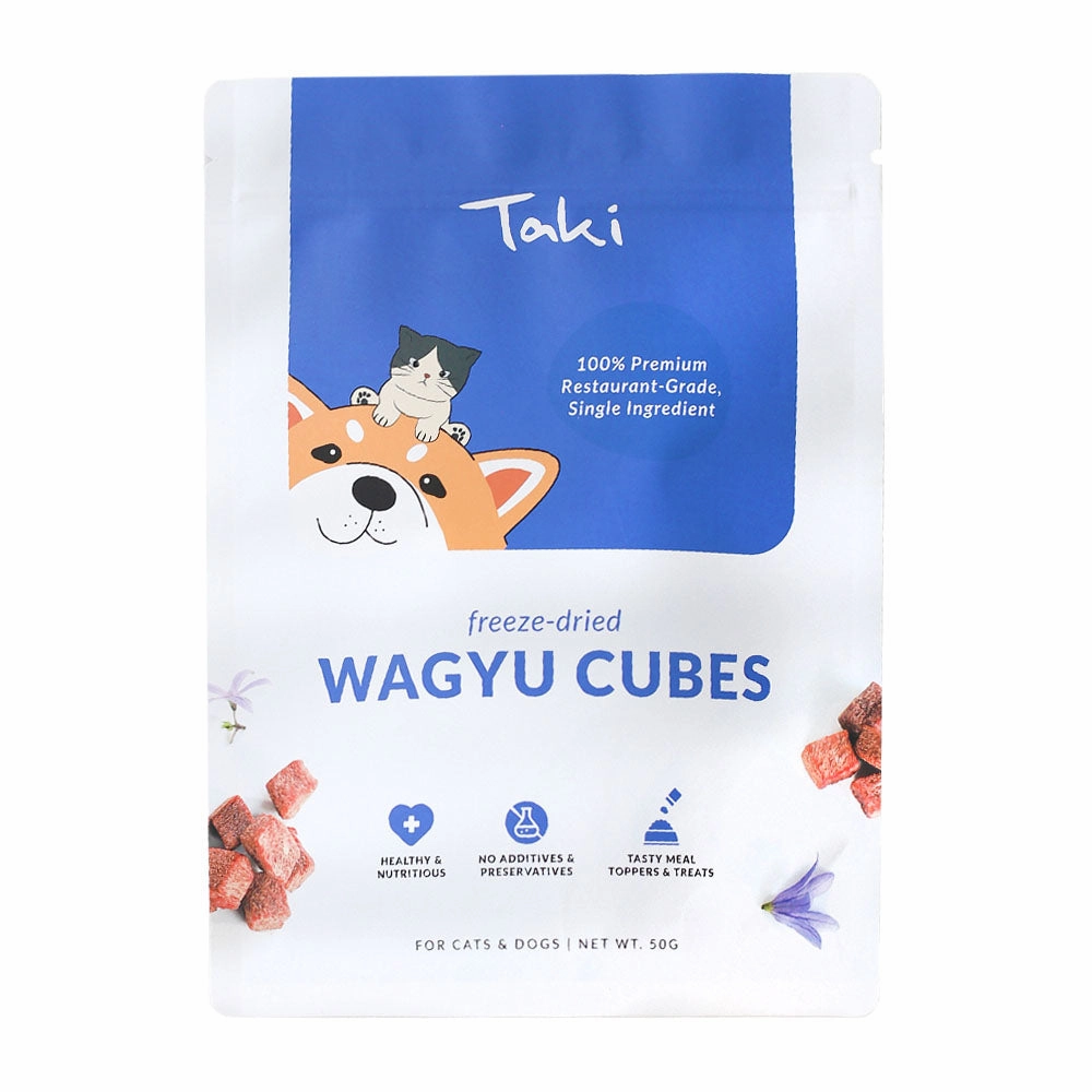 Taki Wagyu Cubes Freeze-Dried Treats For Cats & Dogs 50g chicken fence goat pen animal fencing electric fencing portable livestock fence