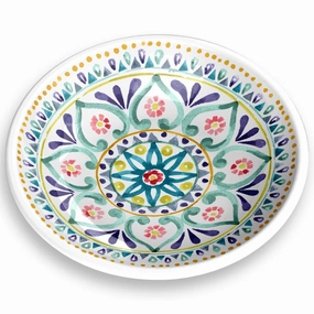 TarHong Boho Medallion Saucer Dish For Cats & Dogs dog bones rawhide chew sticks dog jerky bacon bone