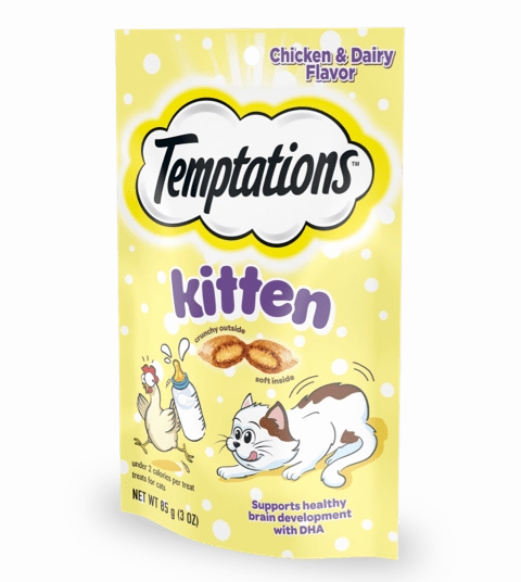 Temptations Kitten Chicken & Dairy Cat Treats cat supplies cat house cat tree cat feeder cat collar