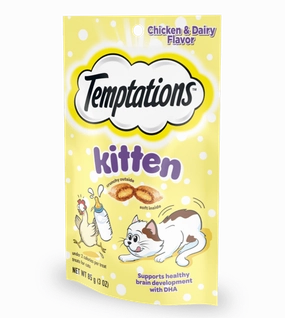 Temptations Kitten Chicken & Dairy Cat Treats cat supplies cat house cat tree cat feeder cat collar