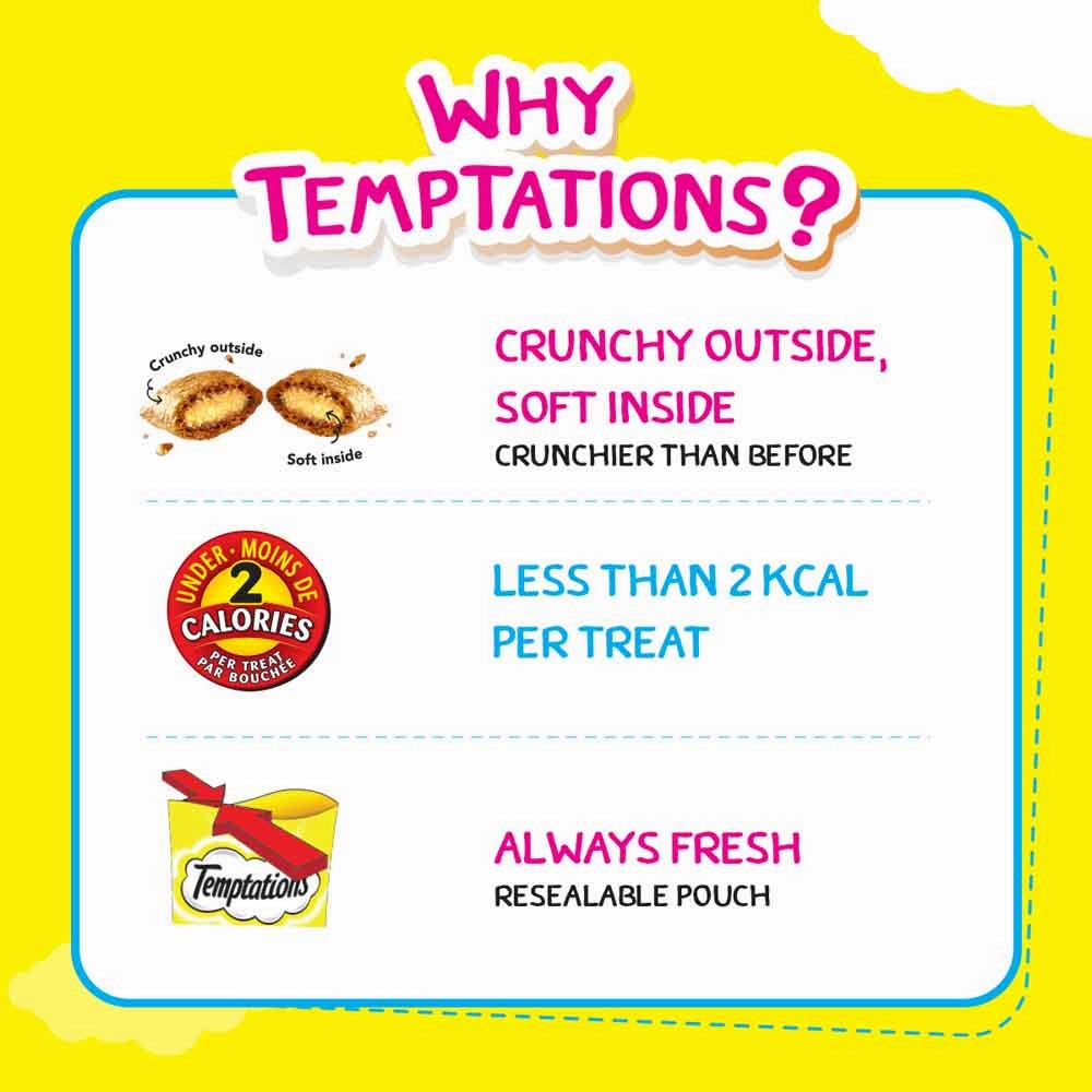 Temptations Savory Salmon Cat Treats 75g