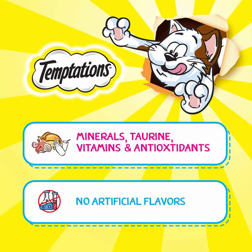 Temptations Savory Salmon Cat Treats 75g