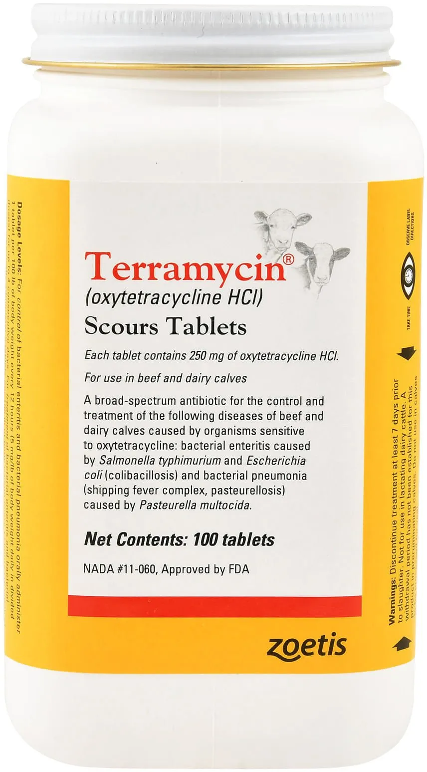 Terramycin Scour Tablets