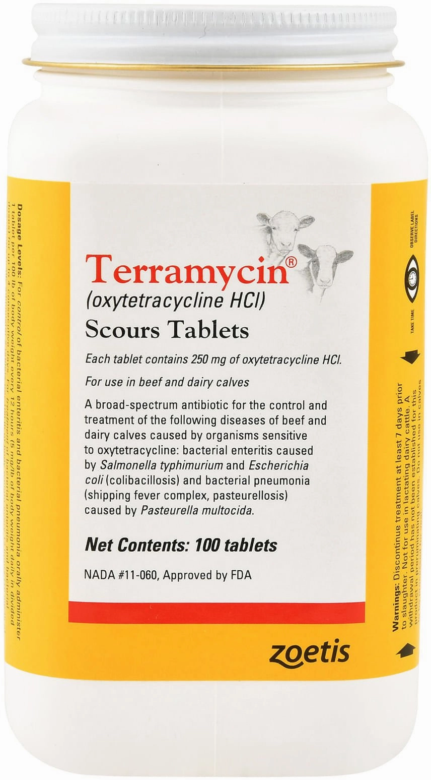 Terramycin Scour Tablets