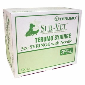 Terumo SUR-VET Luer Slip Syringe with Needle, 100 count sheep feed sheep mineral sheep hay sheep pellets sheep salt block