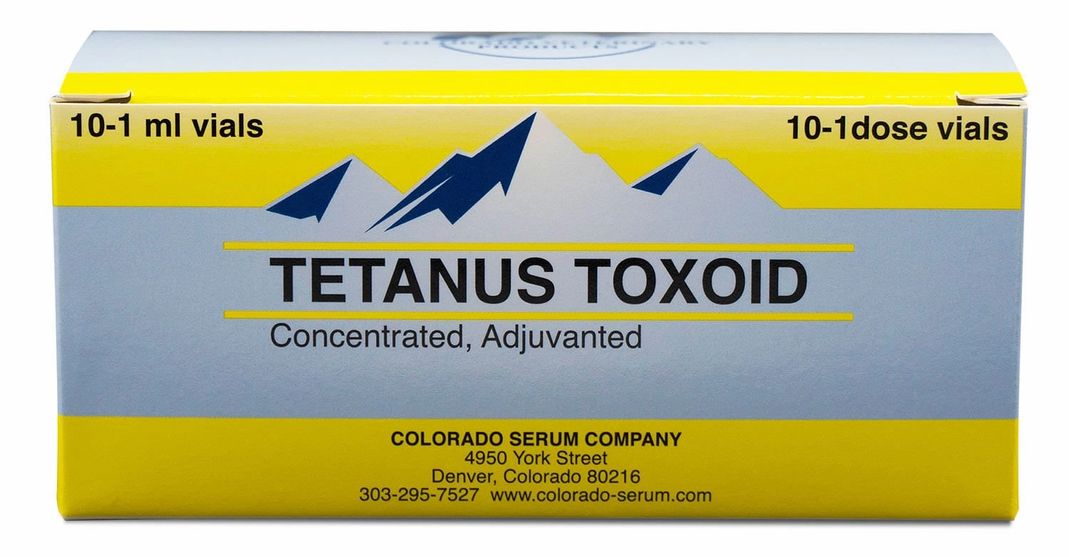 Tetanus Toxoid Concentrate Vaccine for Horses & Livestock