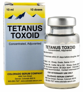 Tetanus Toxoid Concentrate Vaccine for Horses & Livestock tuff dog toys durable toys for dogs chew tested toys hard chew toy strong plush