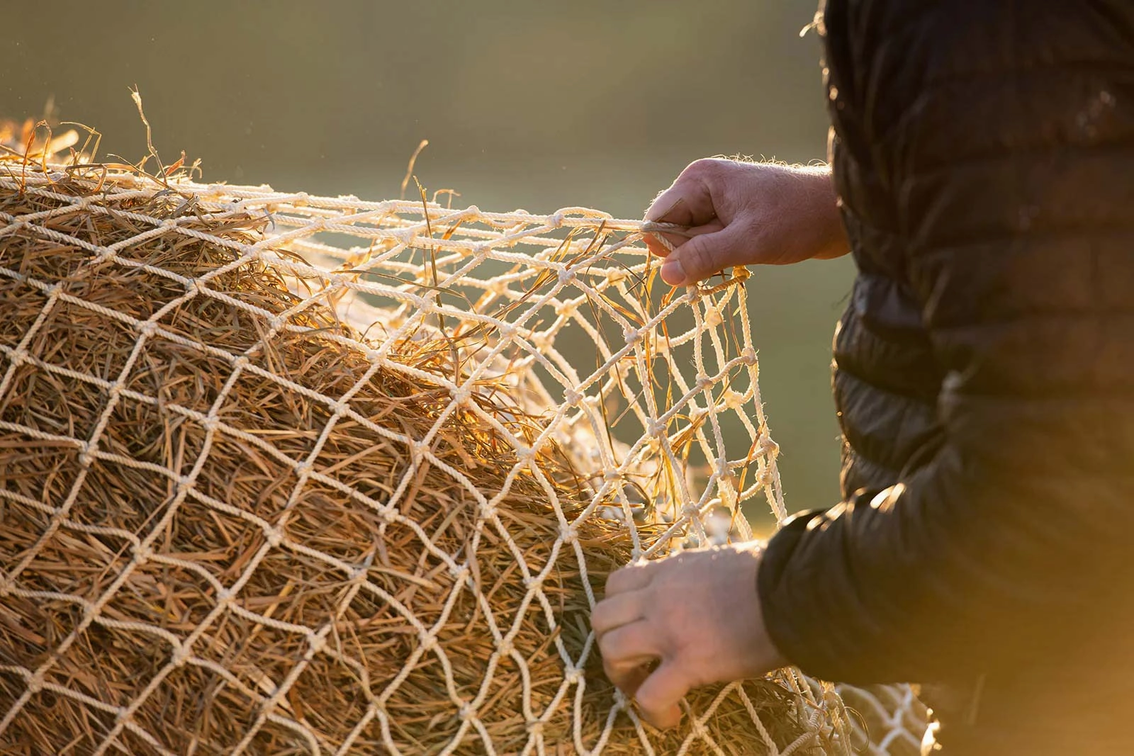 Texas Haynet Heavy Gauge Round Bale Net, 2.25" Holes