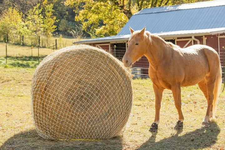 Texas Haynet Heavy Gauge Round Bale Net, 2.25" Holes