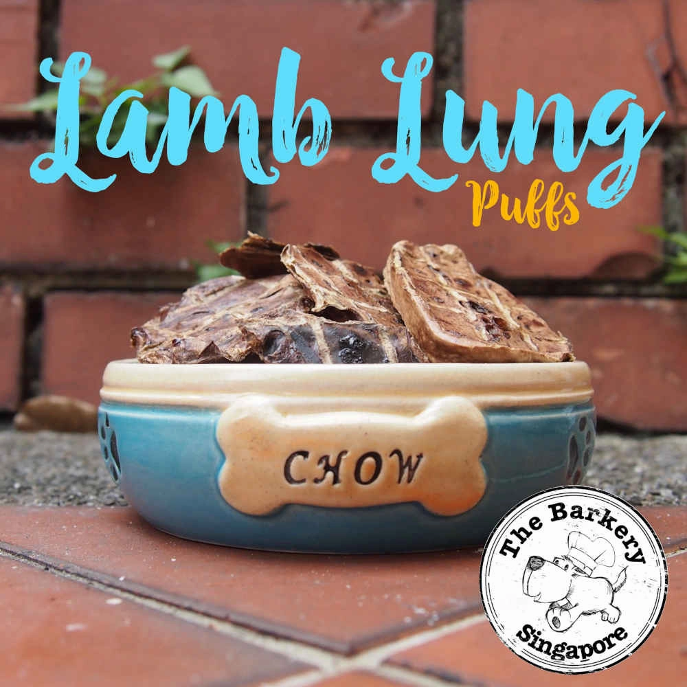 The Barkery Lamb Lungs Puffs Dehydrated Dog Treats 50g dog supplies dog food toys accessories dog bed