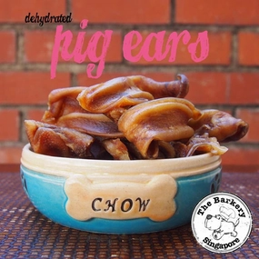 The Barkery Pig Ear Dehydrated Dog Treats 80g dog sweater dog tuxedo dog dress holiday dog outfit dog birthday shirt