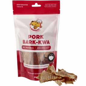 The Barkery Pork Bark-Kwa Dehydrated Dog Treats dog sweater dog tuxedo dog dress holiday dog outfit dog birthday shirt