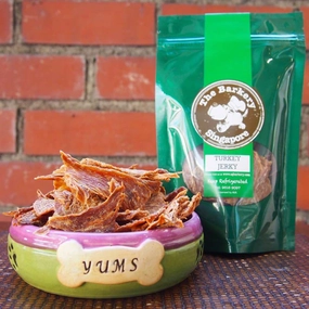 The Barkery Turkey Jerky Dehydrated Dog Treats dog supplies dog food toys accessories dog bed