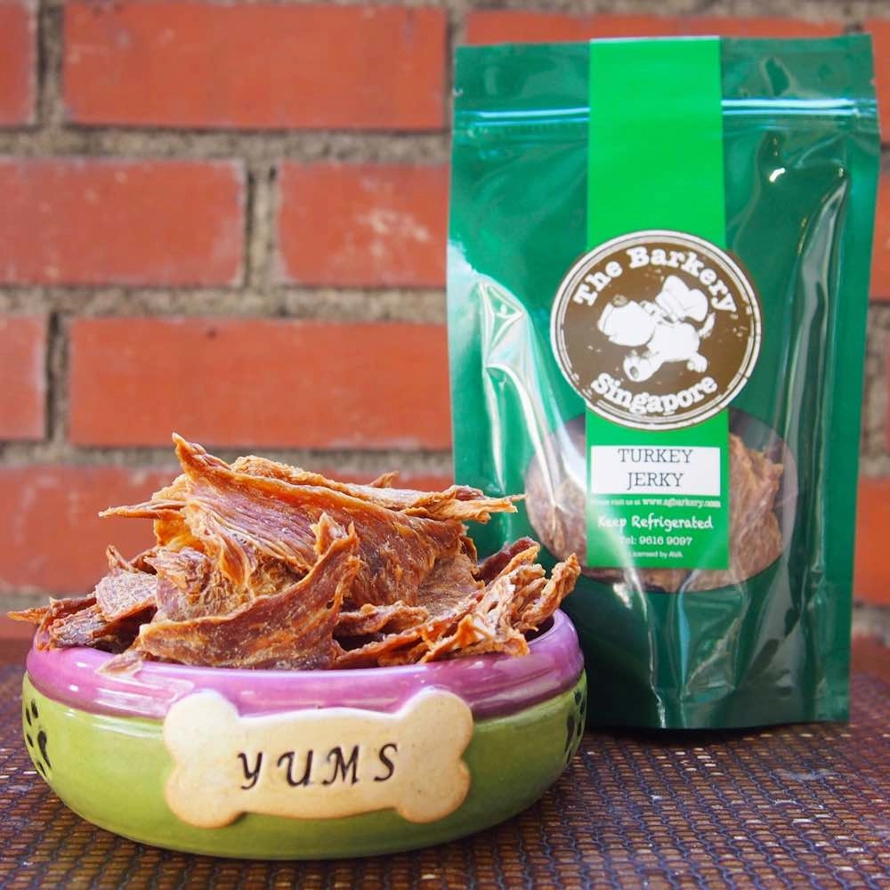 The Barkery Turkey Jerky Dehydrated Dog Treats dog supplies dog food toys accessories dog bed
