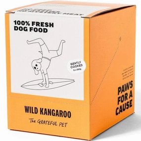 The Grateful Pet Gently Cooked Wild Kangaroo Frozen Dog Food 2kg dog sweater dog tuxedo dog dress holiday dog outfit dog birthday shirt