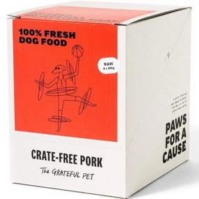 The Grateful Pet Raw Crate-free Pork Frozen Dog Food 2kg dog sweater dog tuxedo dog dress holiday dog outfit dog birthday shirt