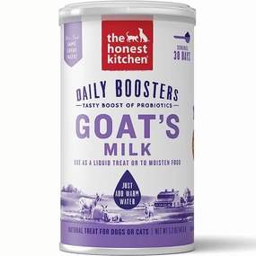 The Honest Kitchen Daily Boosters Instant Goat's Milk With Probiotics for Cats & Dogs 5.2oz premium cat food dental cat treats cat chicken treats tuna cat food cat fish treats