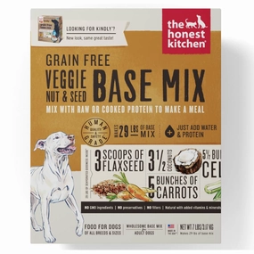 The Honest Kitchen Kindly Grain Free Veggie, Nut & Seed Base Mix Dehydrated Dog Food dog sweater dog tuxedo dog dress holiday dog outfit dog birthday shirt