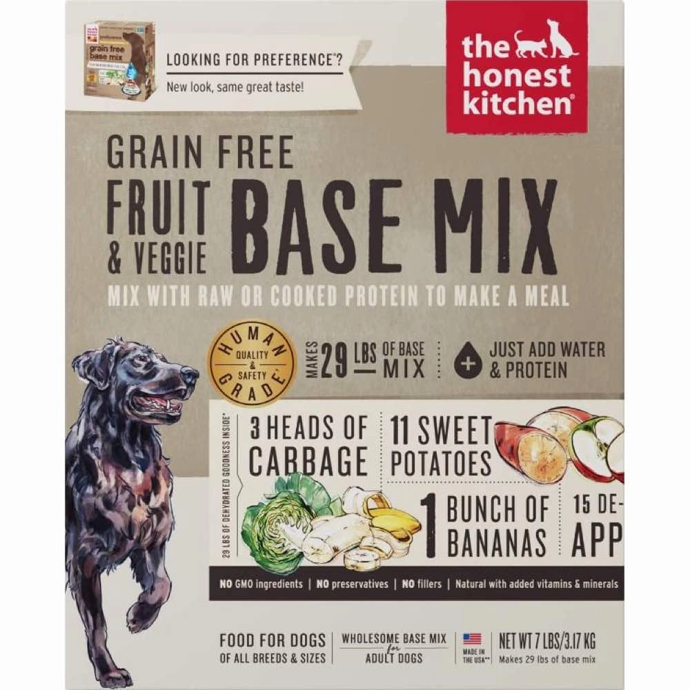 The Honest Kitchen Preference Grain Free Fruit & Veggie Base Mix Dehydrated Dog Food dog sweater dog tuxedo dog dress holiday dog outfit dog birthday shirt