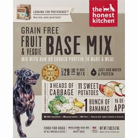 The Honest Kitchen Preference Grain Free Fruit & Veggie Base Mix Dehydrated Dog Food dog sweater dog tuxedo dog dress holiday dog outfit dog birthday shirt