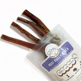 The Source-Sage Club Beef Pizzle Bully Stick Grain-Free Dog Chews 100g dog sweater dog tuxedo dog dress holiday dog outfit dog birthday shirt