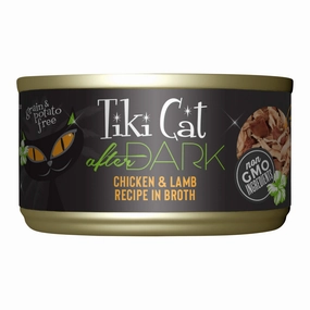 Tiki Cat After Dark Wet Cat Food, Chicken & Lamb cat climbing tree cat hammock cat steps cat grooming kit cat safety gate