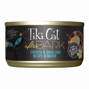 Tiki Cat After Dark Wet Cat Food, Chicken & Quail Egg cat scratchers cat towers cat window perch cat heating pad cat calming spray