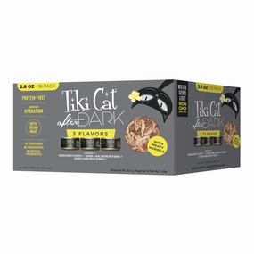 Tiki Cat After Dark Wet Cat Food, Whole Foods Variety Pack, 2.8 oz Cans, 18 ct cat climbing tree cat hammock cat steps cat grooming kit cat safety gate