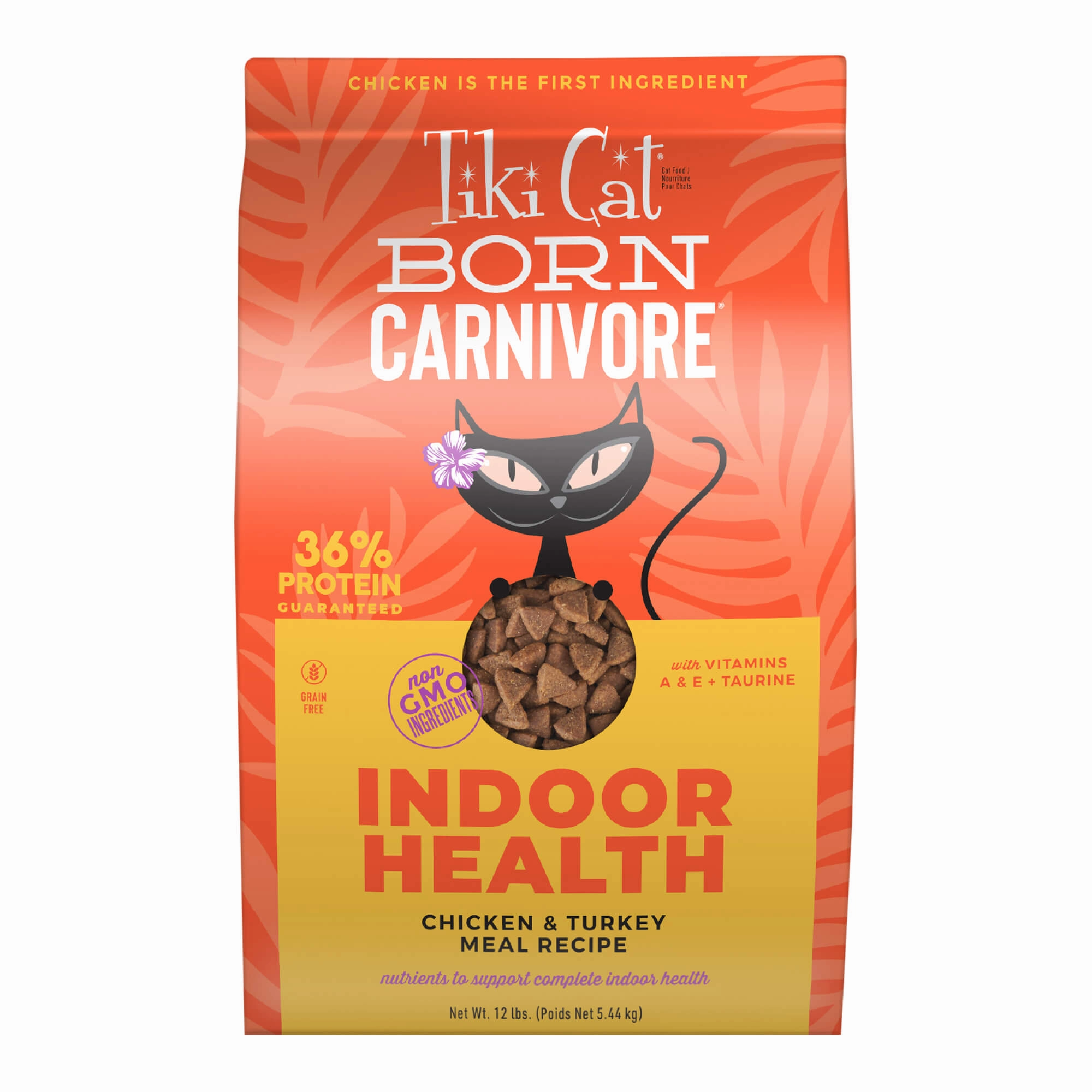 Tiki Cat Born Carnivore Indoor Health Dry Cat Food, Chicken & Turkey Meal cat scratchers cat towers cat window perch cat heating pad cat calming spray