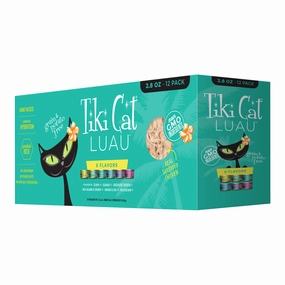 Tiki Cat Luau Wet Cat Food, Variety Pack cat climbing tree cat hammock cat steps cat grooming kit cat safety gate