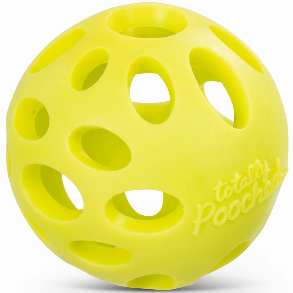 Totally Pooched Huff'n Puff Rubber Ball Dog Toy (Green) dog bandana dog scarf dog necklace dog shoes dog socks