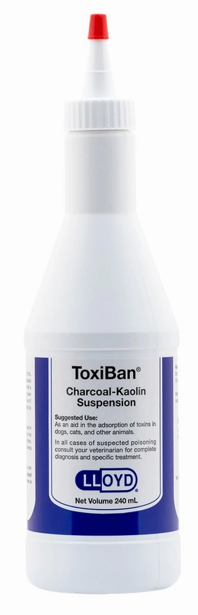 ToxiBan Charcoal-Kaolin Suspension, 240 mL sheep feed sheep mineral sheep hay sheep pellets sheep salt block
