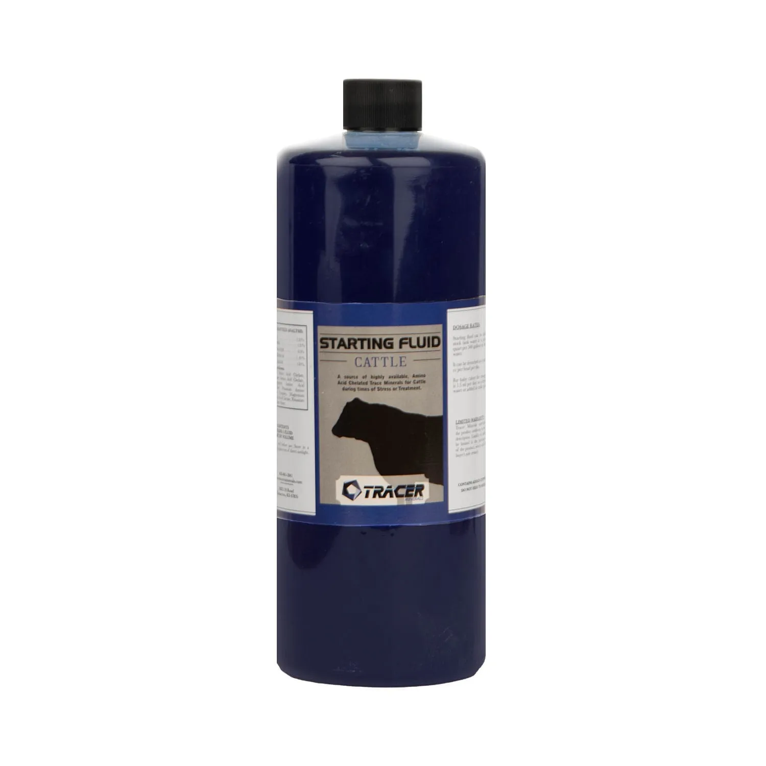 Tracer Starting Fluid Liquid Mineral Supplement for Horses, Swine, Cattle, Goats